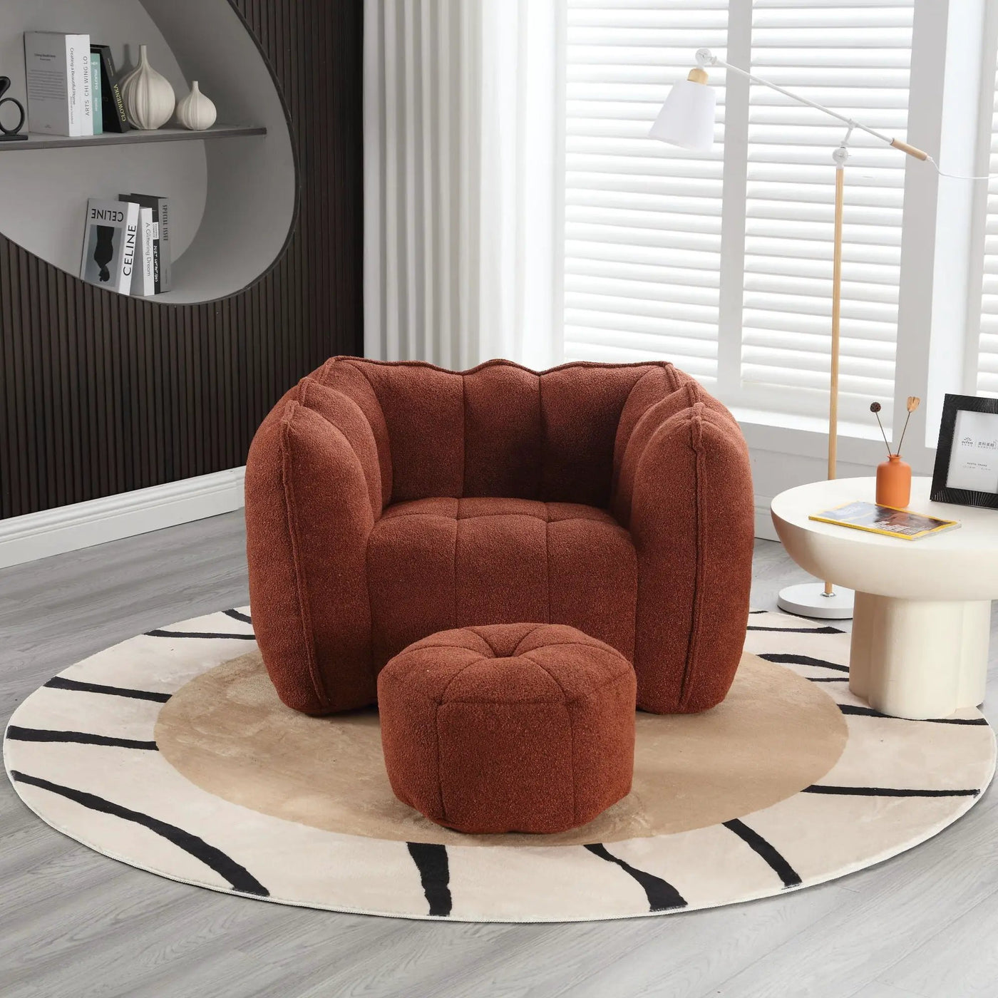 Soft Bean Bag Chair With High Resilient Foam by Unique Piece Furniture