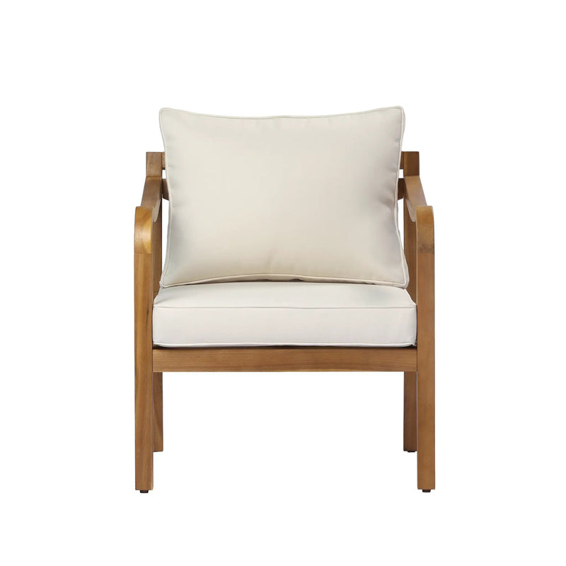 Acacia Wood Patio Furniture Club Chair by HouseOfZazla