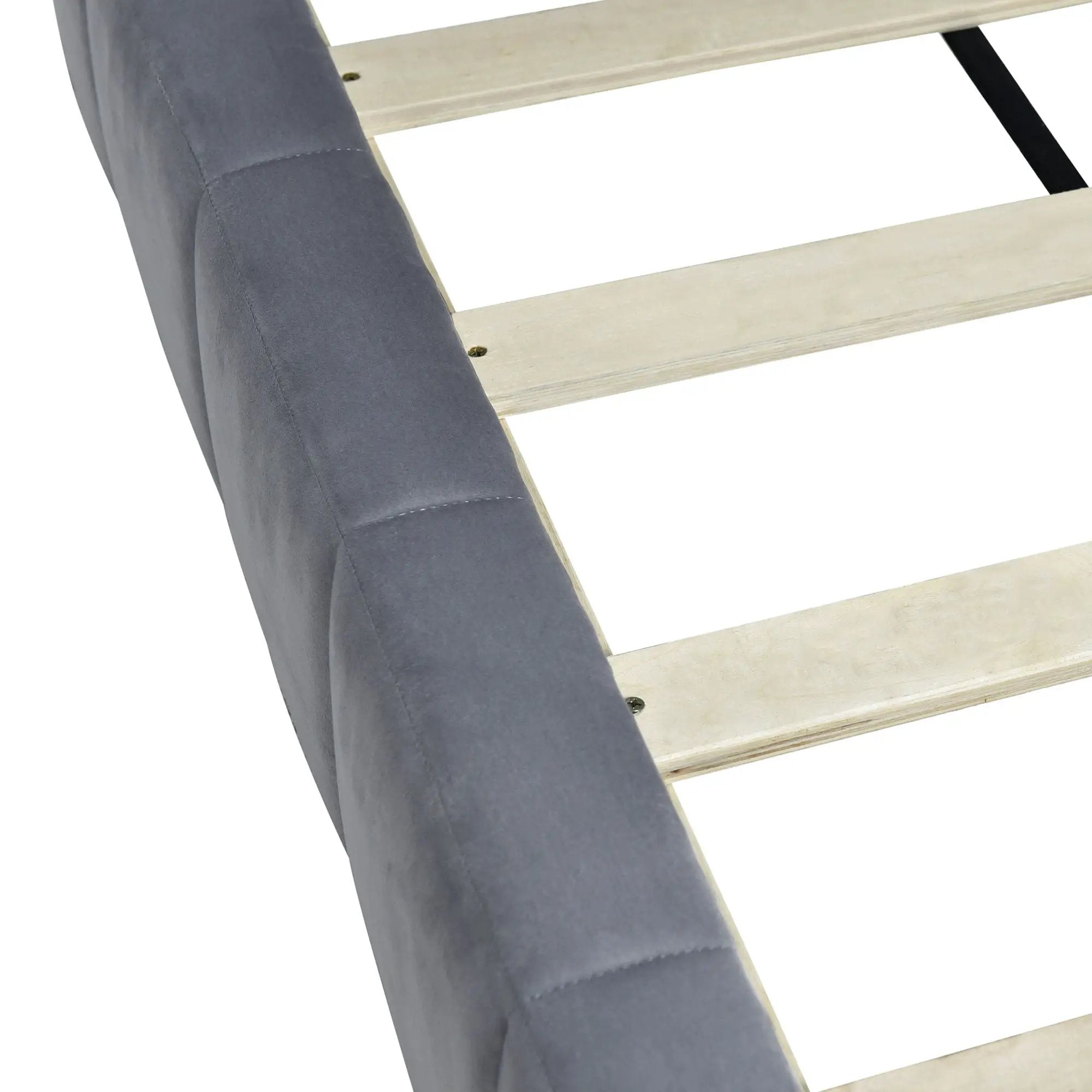Full Size Upholstered Classic Daybed / Sofa Bed Frame, Elegant Design - Gray by Unique Piece Furniture