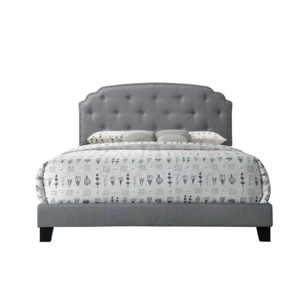 Tradilla - Queen Bed - Gray Fabric by Unique Piece Furniture