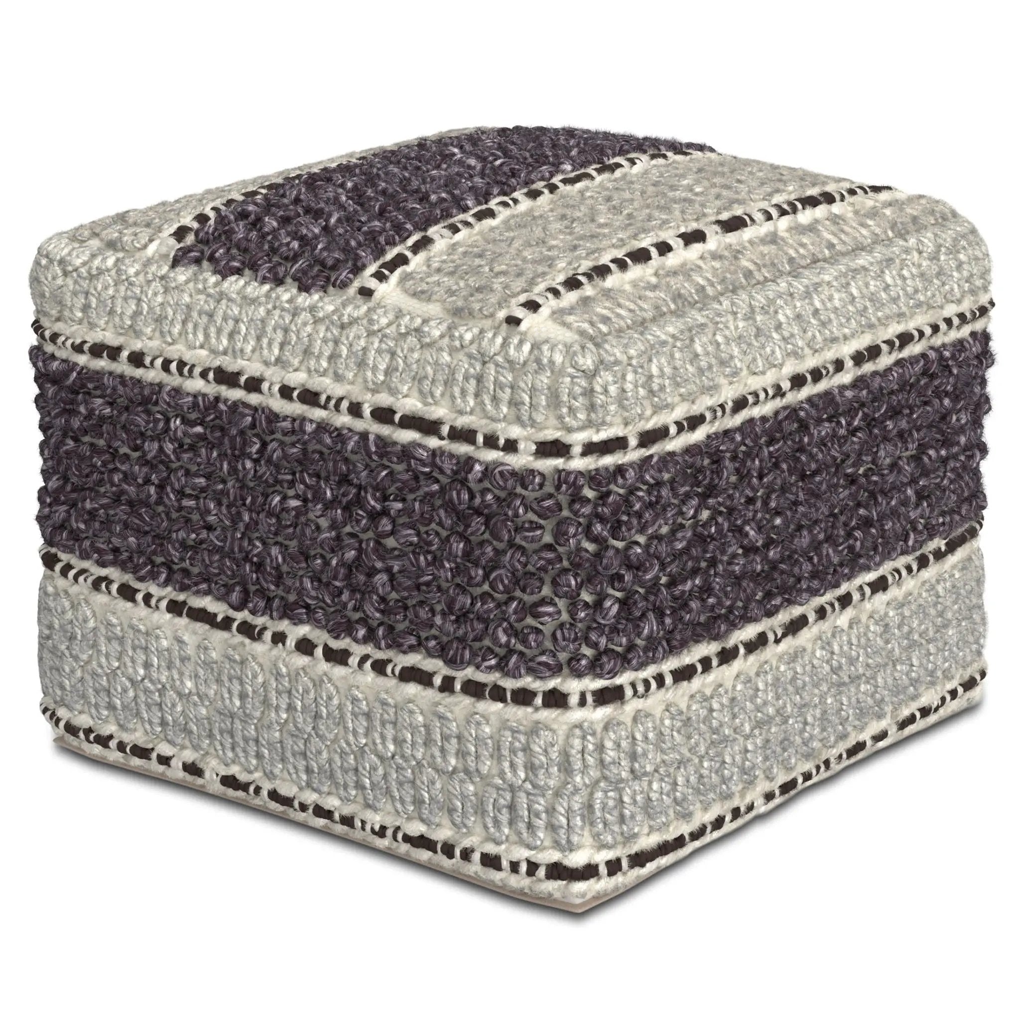 Grady - Handcrafted Square Pouf by Unique Piece Furniture