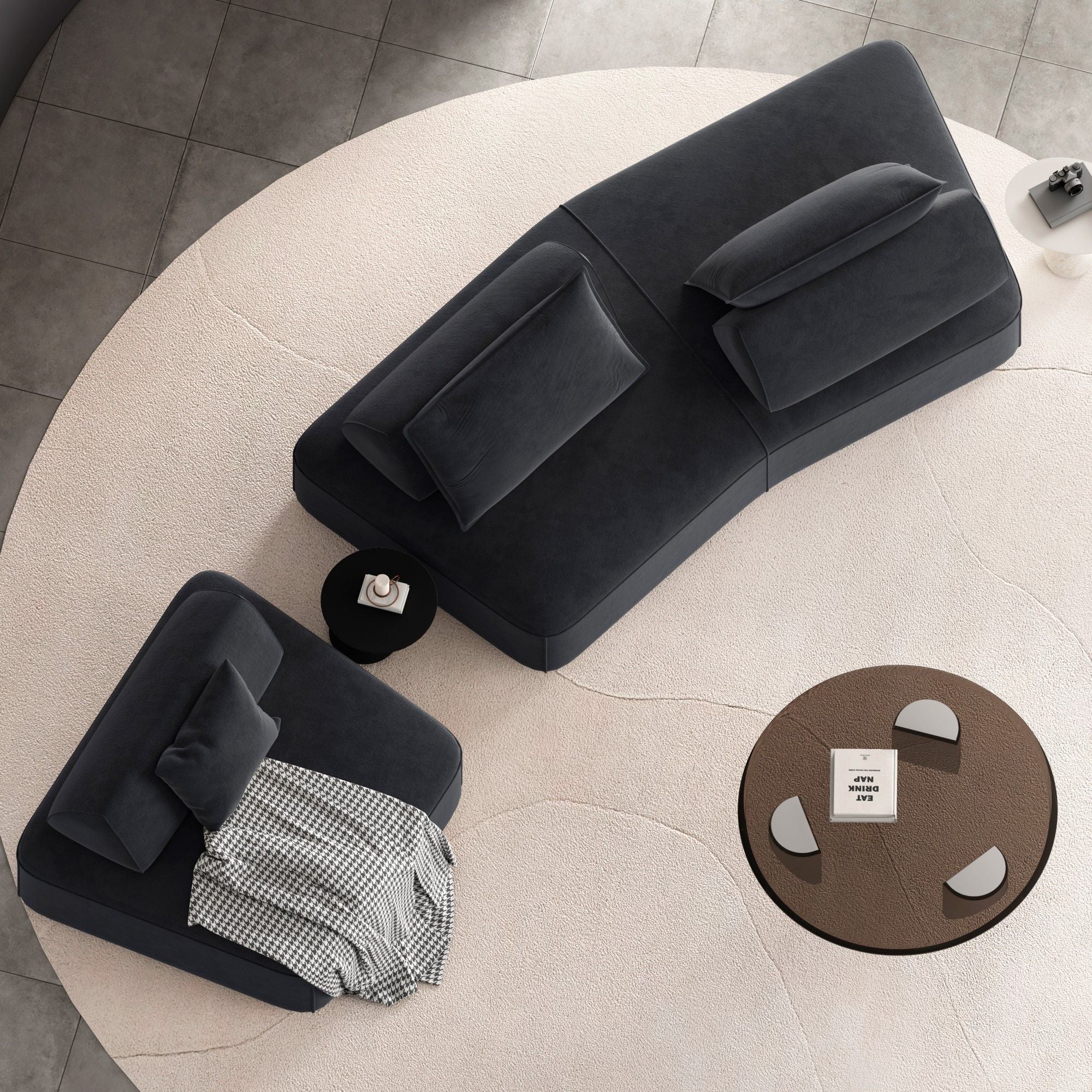 Modern Luxury Oversized Modular Sectional Sofa Set by HouseOfZazla