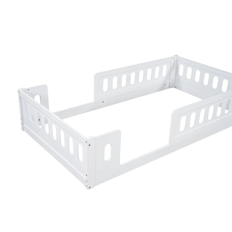 Platform Bed With Guardrail by HouseOfZazla