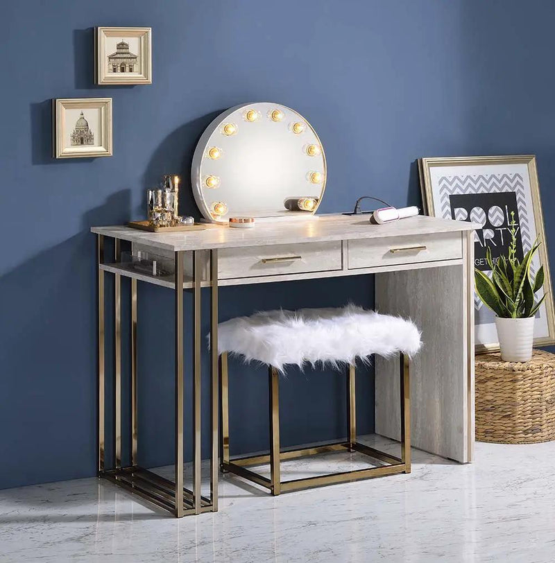 Alma - Accent Mirror - White by Unique Piece Furniture