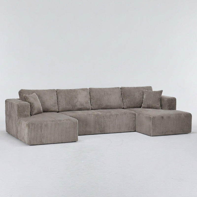 U-Shape Modular Sectional Sofa For Living Room by HouseOfZazla