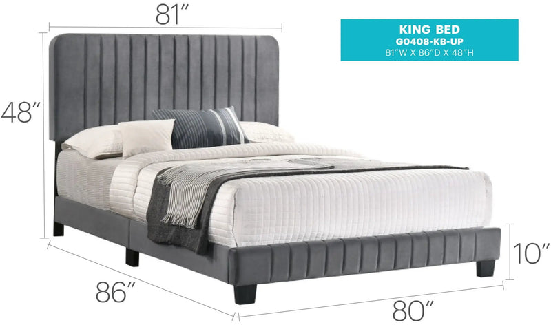 Channel Tufted Bed by HouseOfZazla