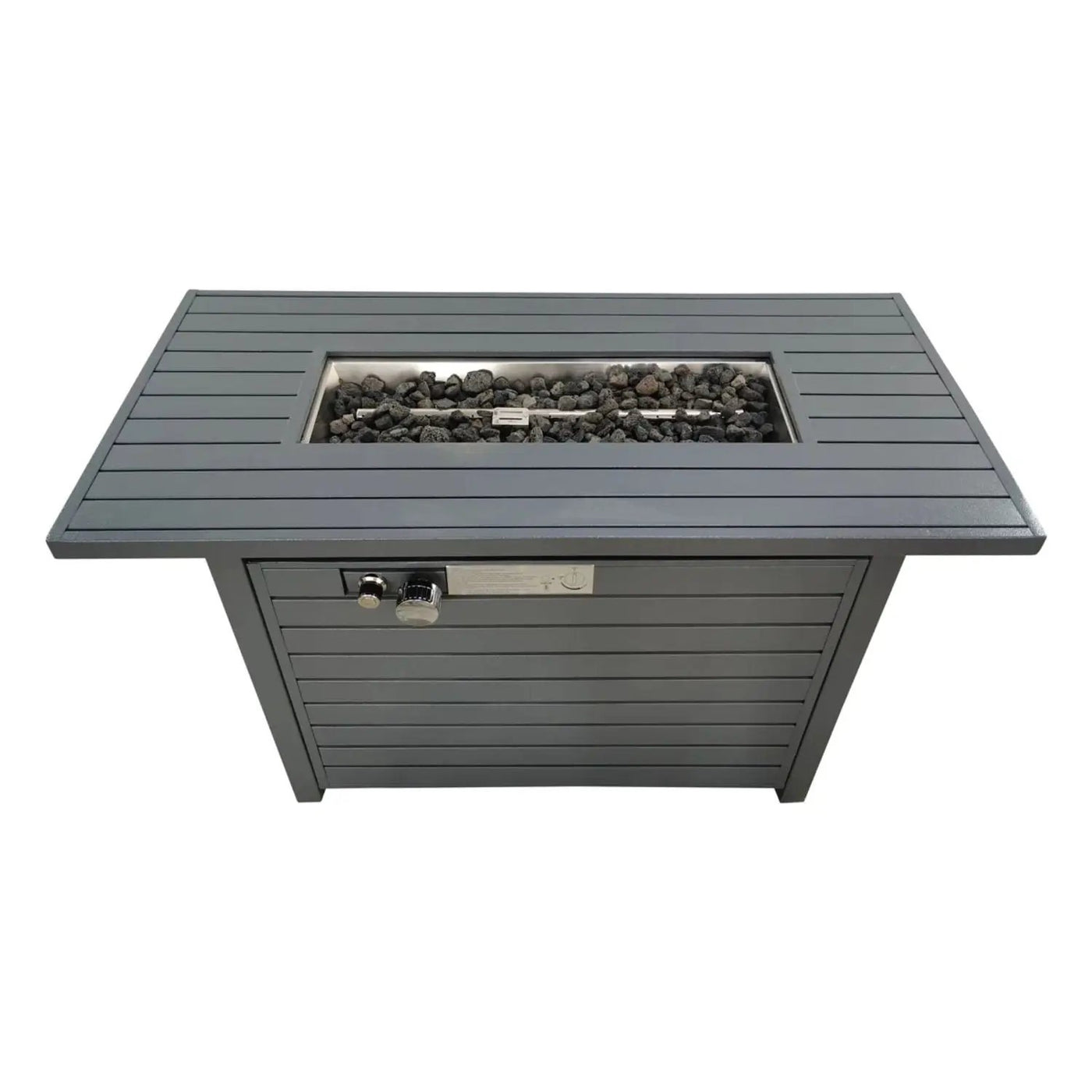 Outdoor Fire Pit Table With Lid Fuel Versatility by HouseOfZazla