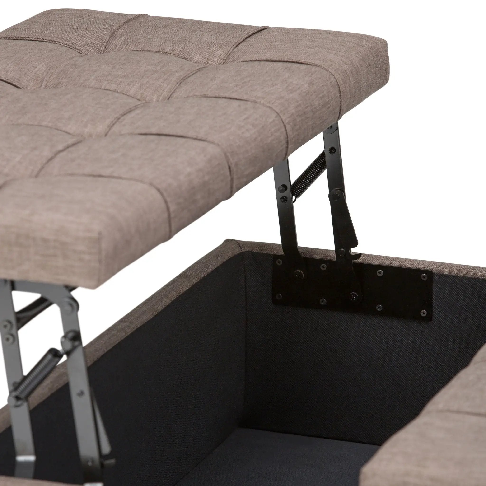 Harrison - Upholstered Coffee Table Storage Ottoman by HouseOfZazla