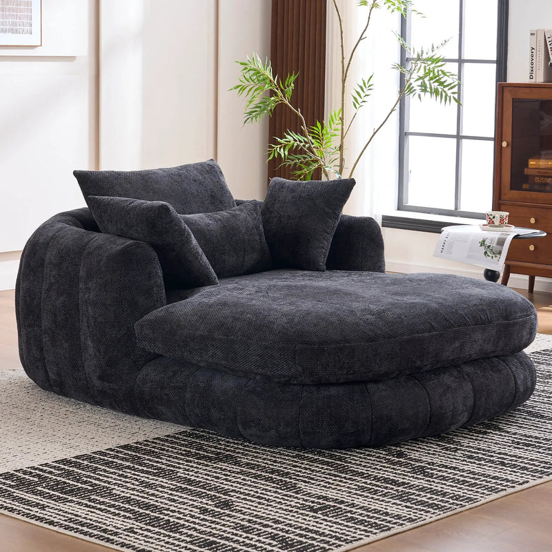 Oversized Chaise Lounge Chair Indoor by HouseOfZazla