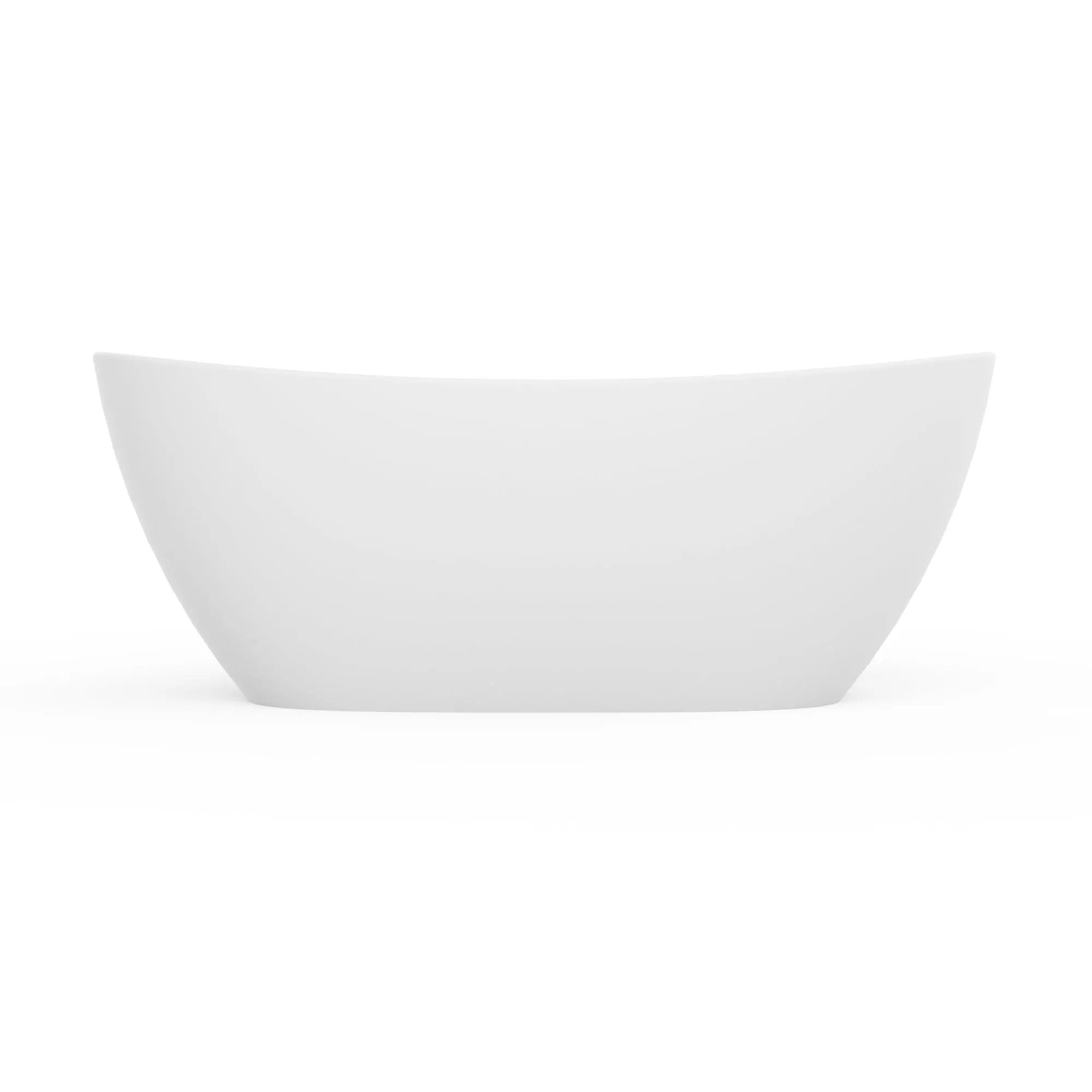 73 Inch Artificial Stone Solid Surface Freestanding Bathroom Bathtub by HouseOfZazla