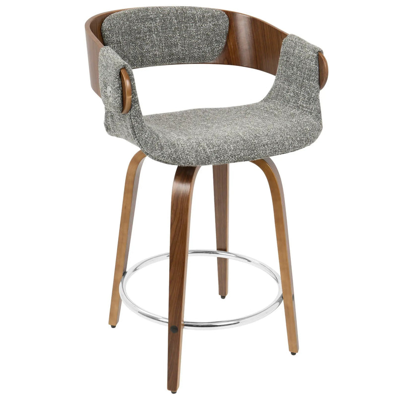 Elisa - Mid Century Modern Counter Stool (Set of 2) by HouseOfZazla