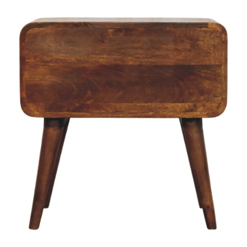 Avora - 3 Drawer Nightstand - Brown by HouseOfZazla