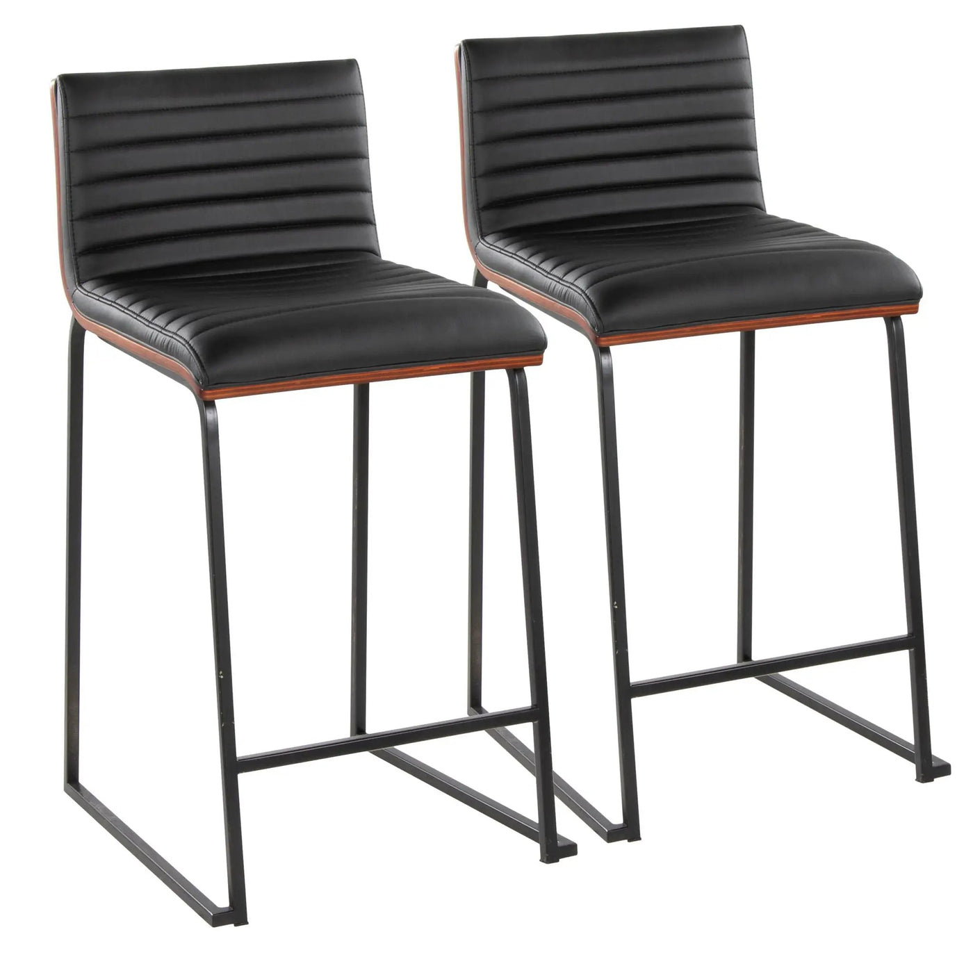 Mason Mara - Contemporary Fixed Height Quality Counter Stool (Set of 2) by HouseOfZazla