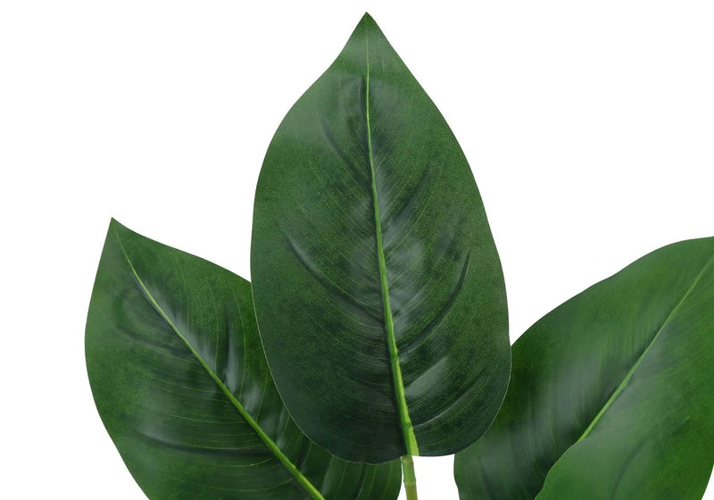 17" Tall Aureum Artificial Indoor Plant in White Pot by HouseOfZazla