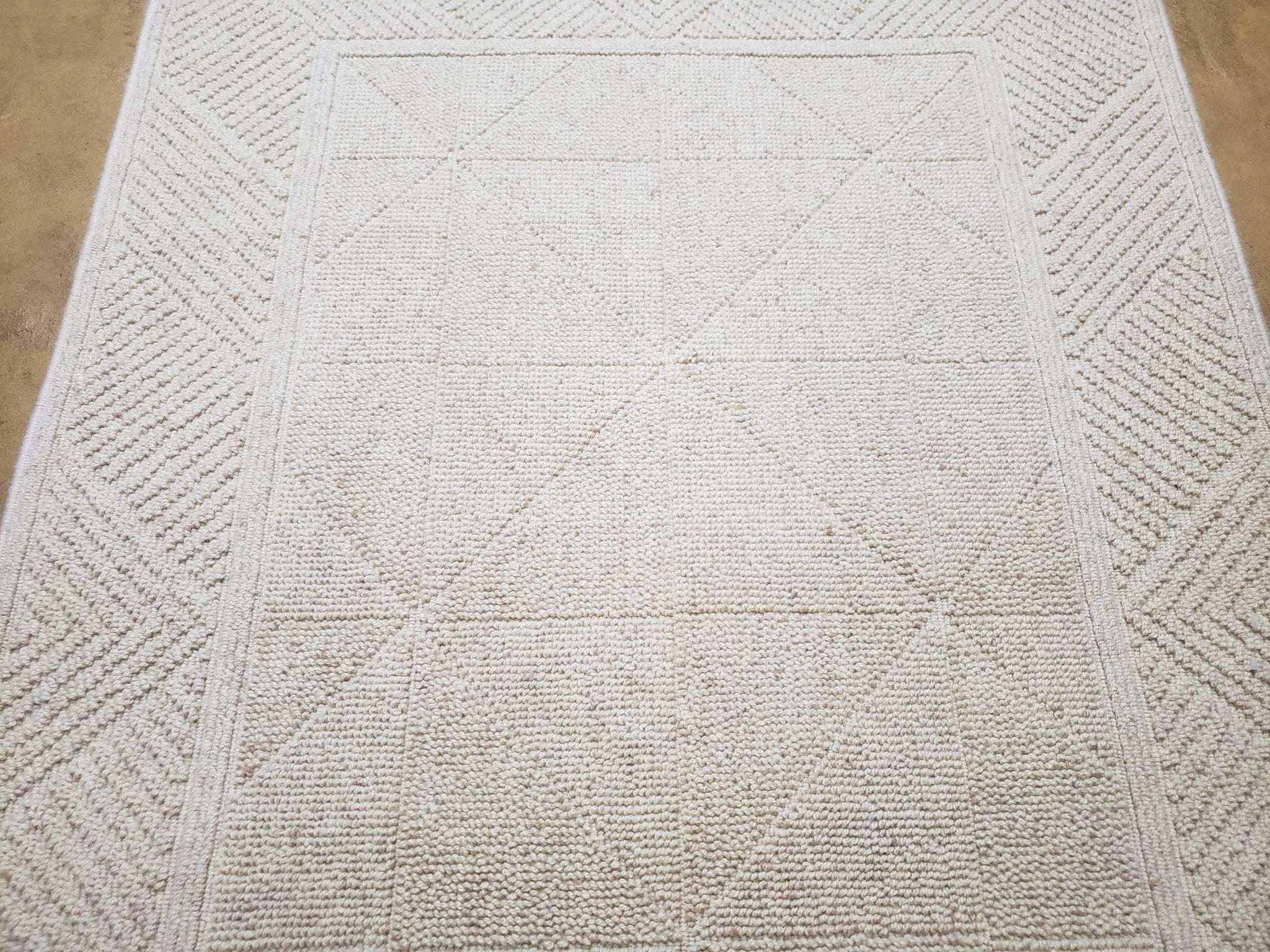 3x5 Karastan Sisal Rug Collection, Design 379/80504, Sambava II, 3'6 x 5'3, Beige Karastan Rug with Label, Authentic Karastan, Entryway Rug by Jewel Rugs