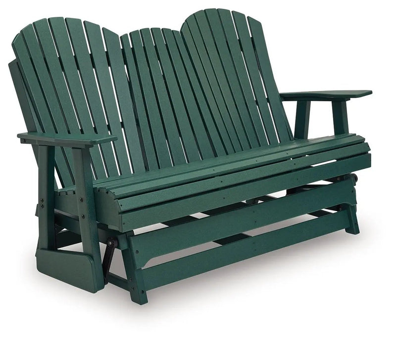Shell Beach - Loveseat Glider - Green by Unique Piece Furniture