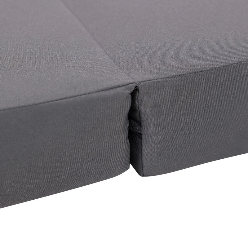 Gray Broadway Ian Chaise Lounge Cushion (Triple Folds) by HouseOfZazla