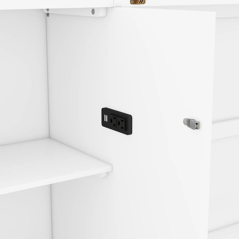 Murphy Bed With Shelves, Drawers And USB Ports by HouseOfZazla