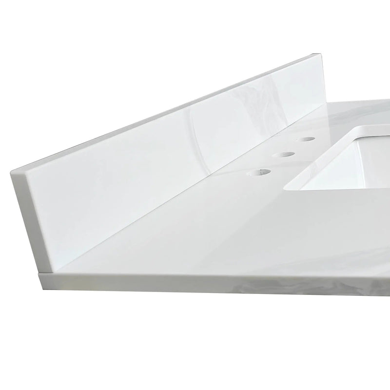 37-Inch Quartz Bathroom Vanity Top by HouseOfZazla