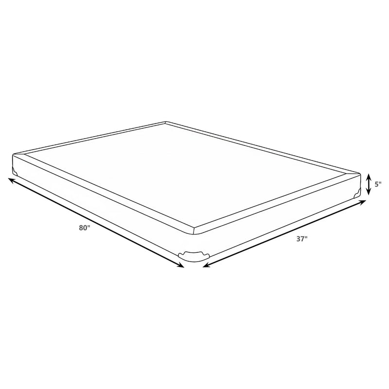 Mercer 5-inch Twin XL Low Profile Box Spring Foundation by Unique Piece Furniture
