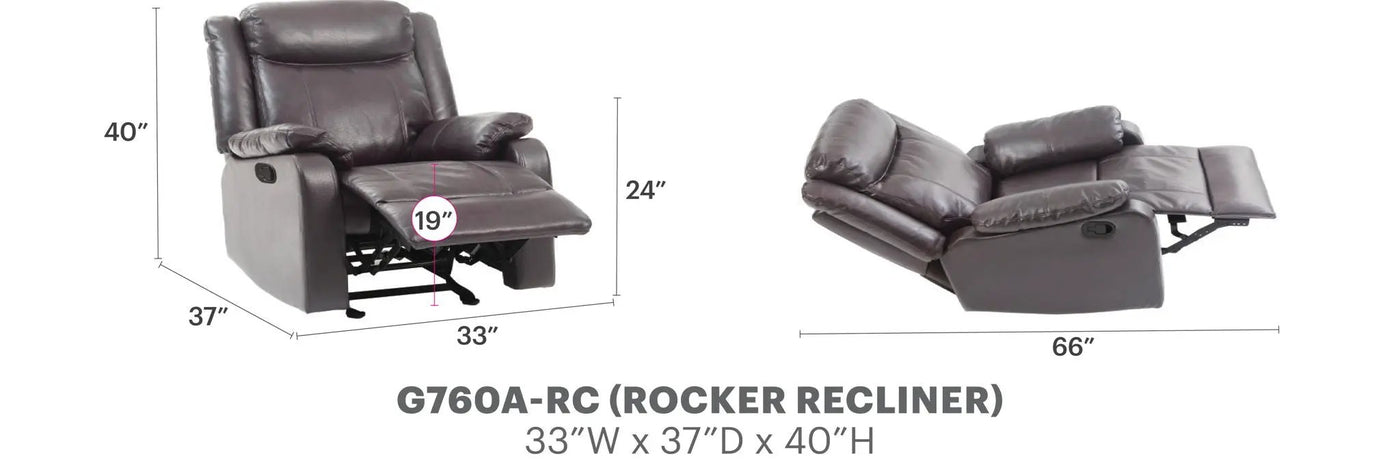 Ward - Rocker Recliner by HouseOfZazla
