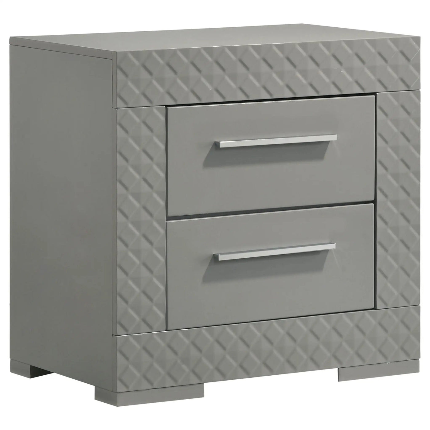Pierce - 2 Drawer Nightstand, Bedside Table by HouseOfZazla