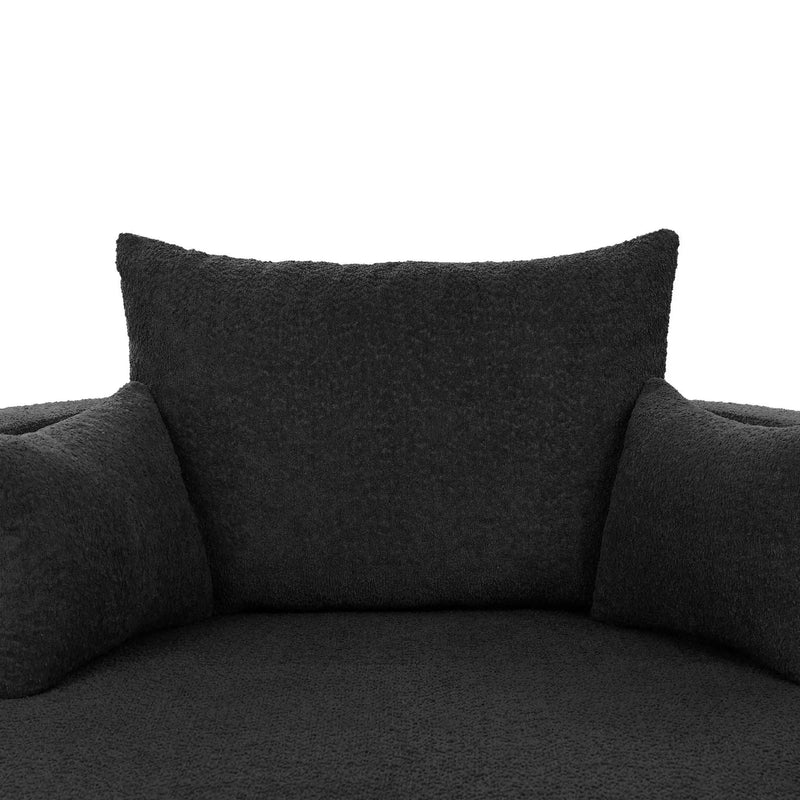 360° Swivel Chair Accent Barrel Chair With Removable Pillows by HouseOfZazla