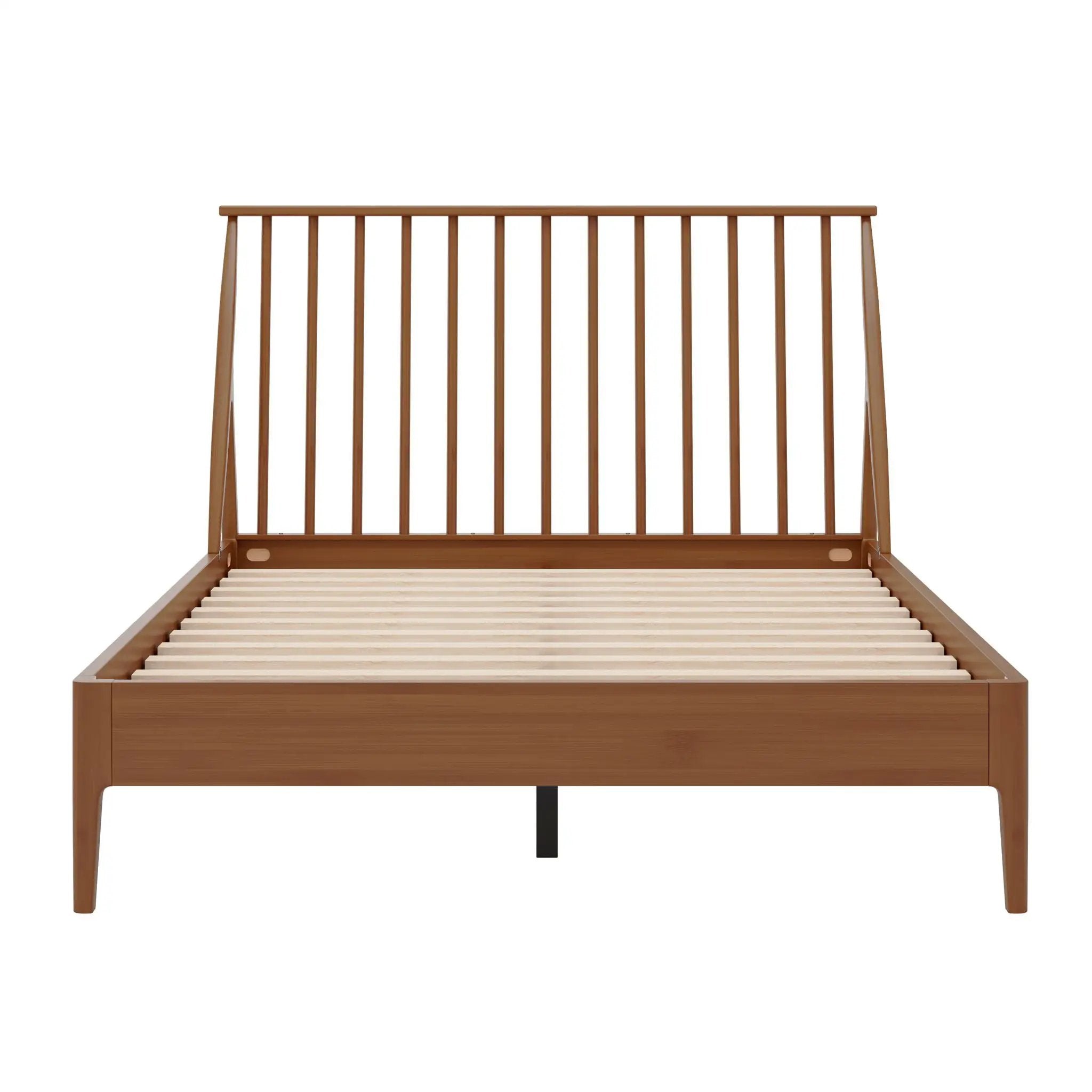 Bohemian Platform Bed With Tall Headboard by HouseOfZazla