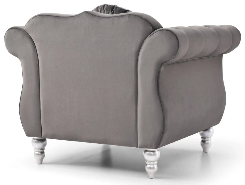 Chic Transitional Flared Arm Chair by HouseOfZazla