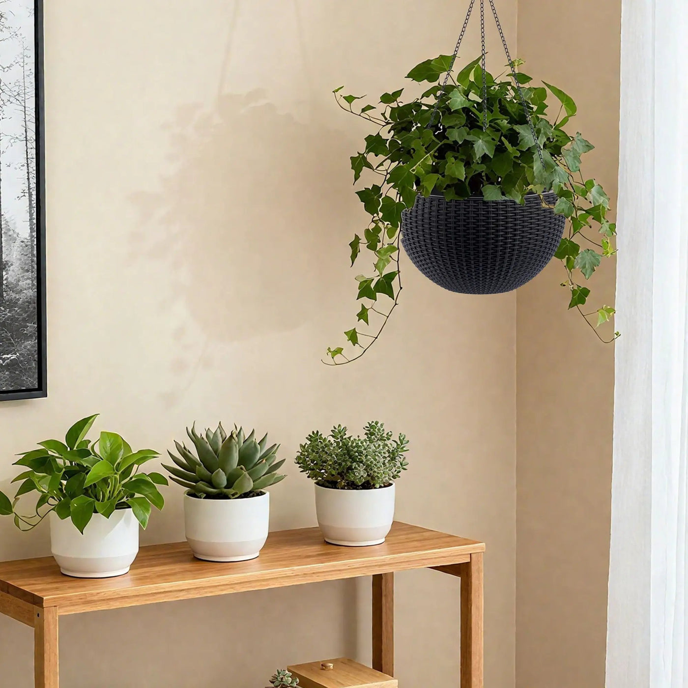 Self Watering Hanging Planter by HouseOfZazla