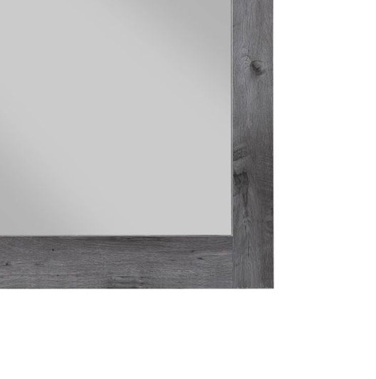 Vidalia - Rustic Mirror - Gray / Oak by HouseOfZazla