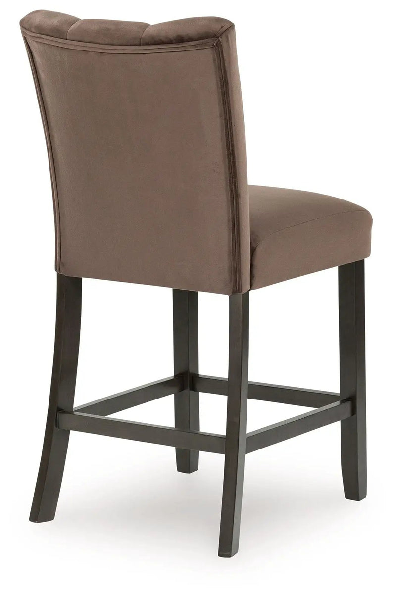 Jeshina - Upholstered Barstool (Set of 2) - Mocha by Unique Piece Furniture