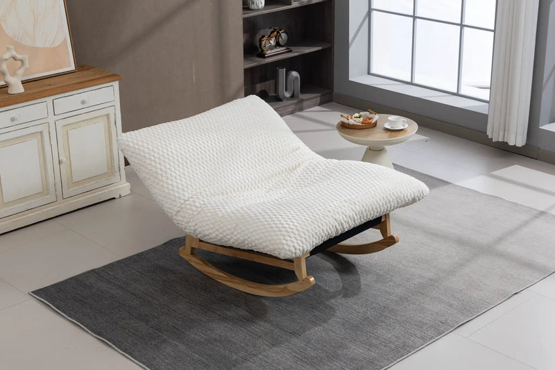 Bean Bag Rocking Chair with Solid Wood Frame by HouseOfZazla