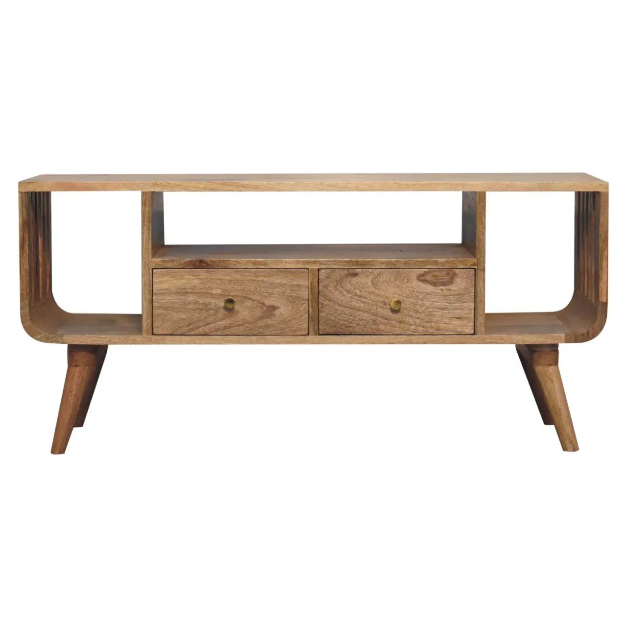 Soba - Multi Media Unit - Brown by HouseOfZazla