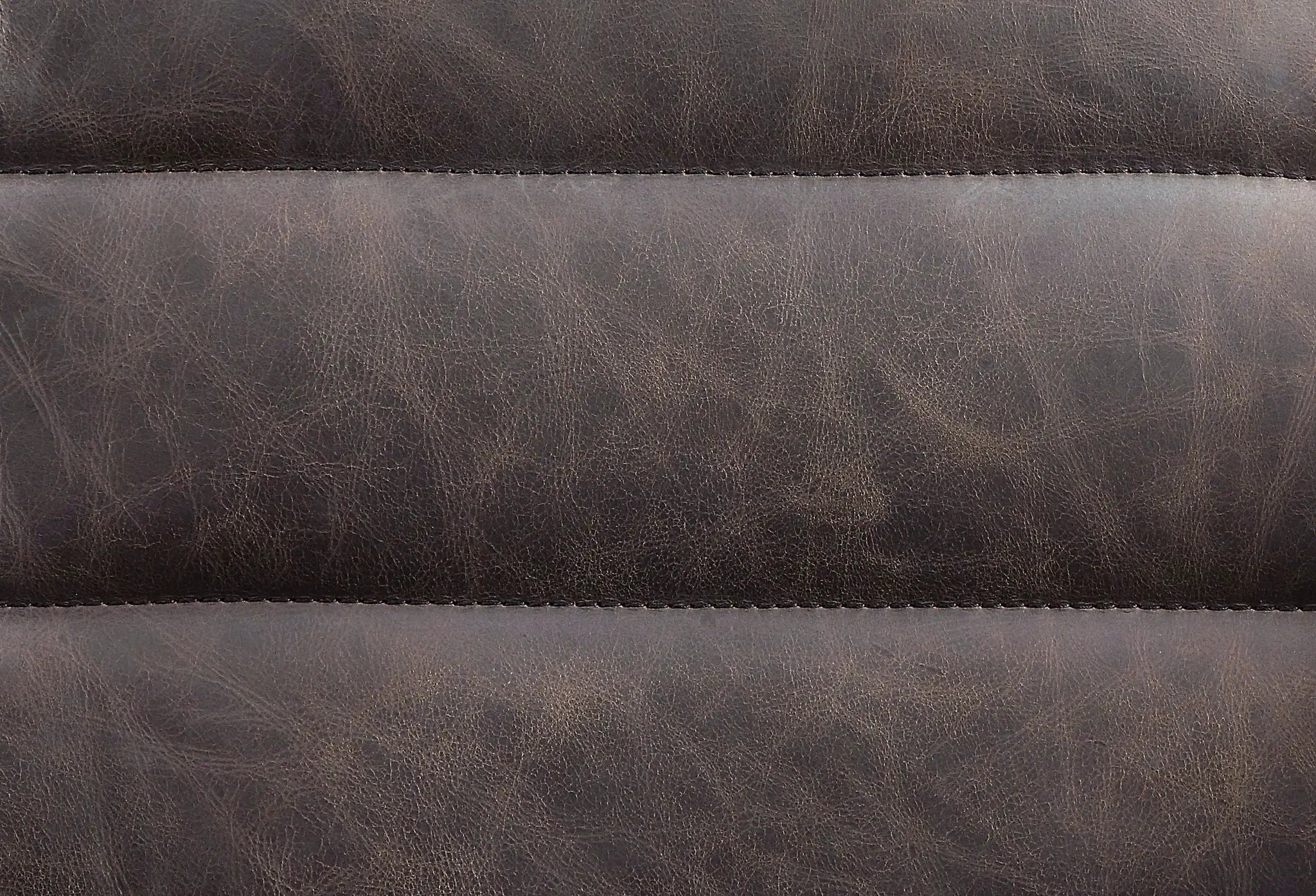Pipino - Top Grain Leather Accent Chair With Swivel - Antique Ebony by HouseOfZazla