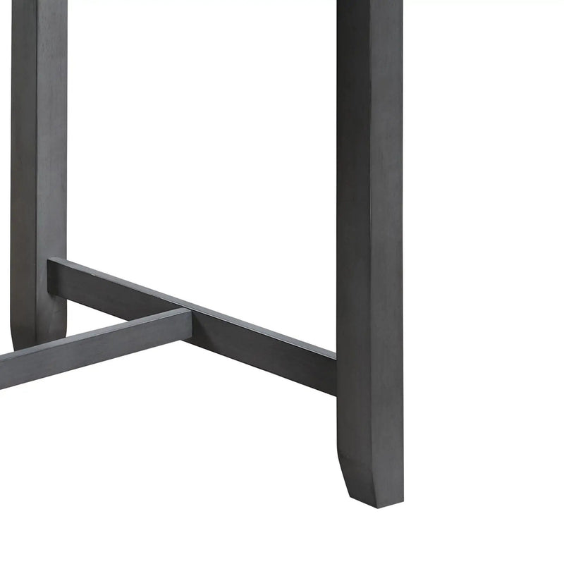 Graham - Small Space Counter Height Dining Table With USB Charging Ports And Shelves by Unique Piece Furniture