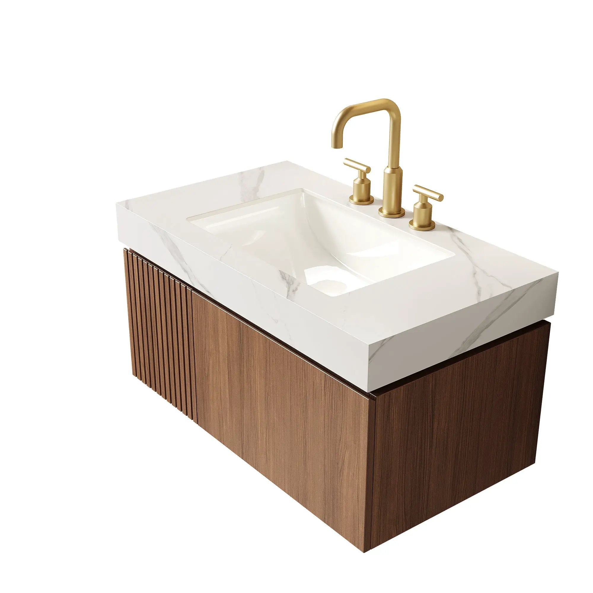 36" MURI Carrara Bathroom Vanity by HouseOfZazla