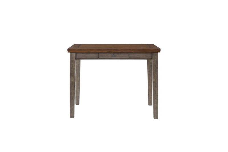 Counter Height 2 Tone 4 Drawer Dining Table - Gray by Unique Piece Furniture