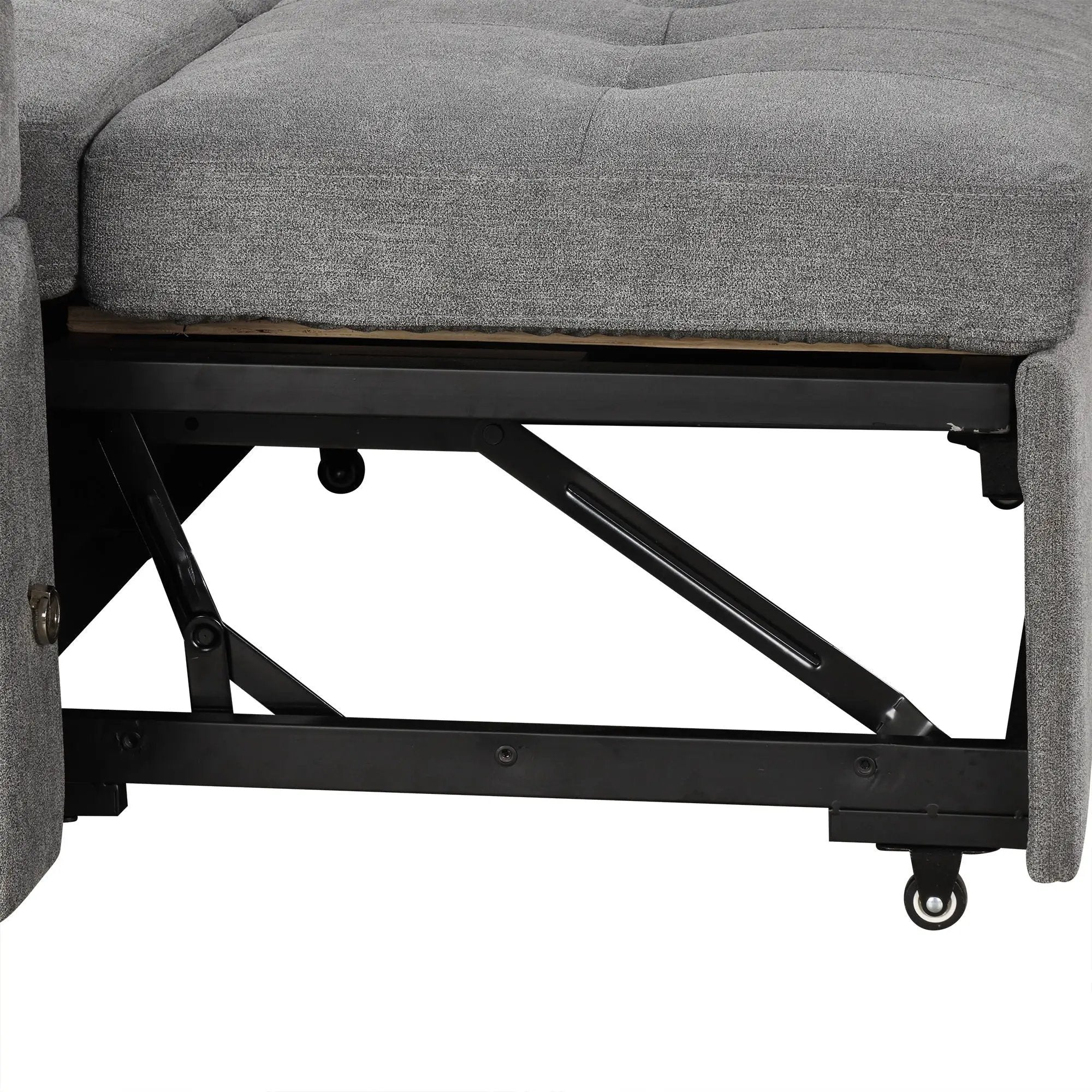 Convertible L Shaped Sofa Couch With Storage, Cup Holders, USB Ports