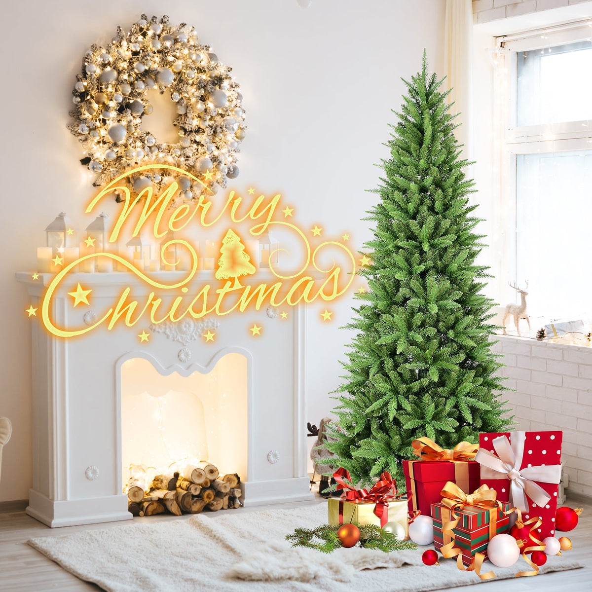 6FT Slim Christmas Tree, photo 7 of 10