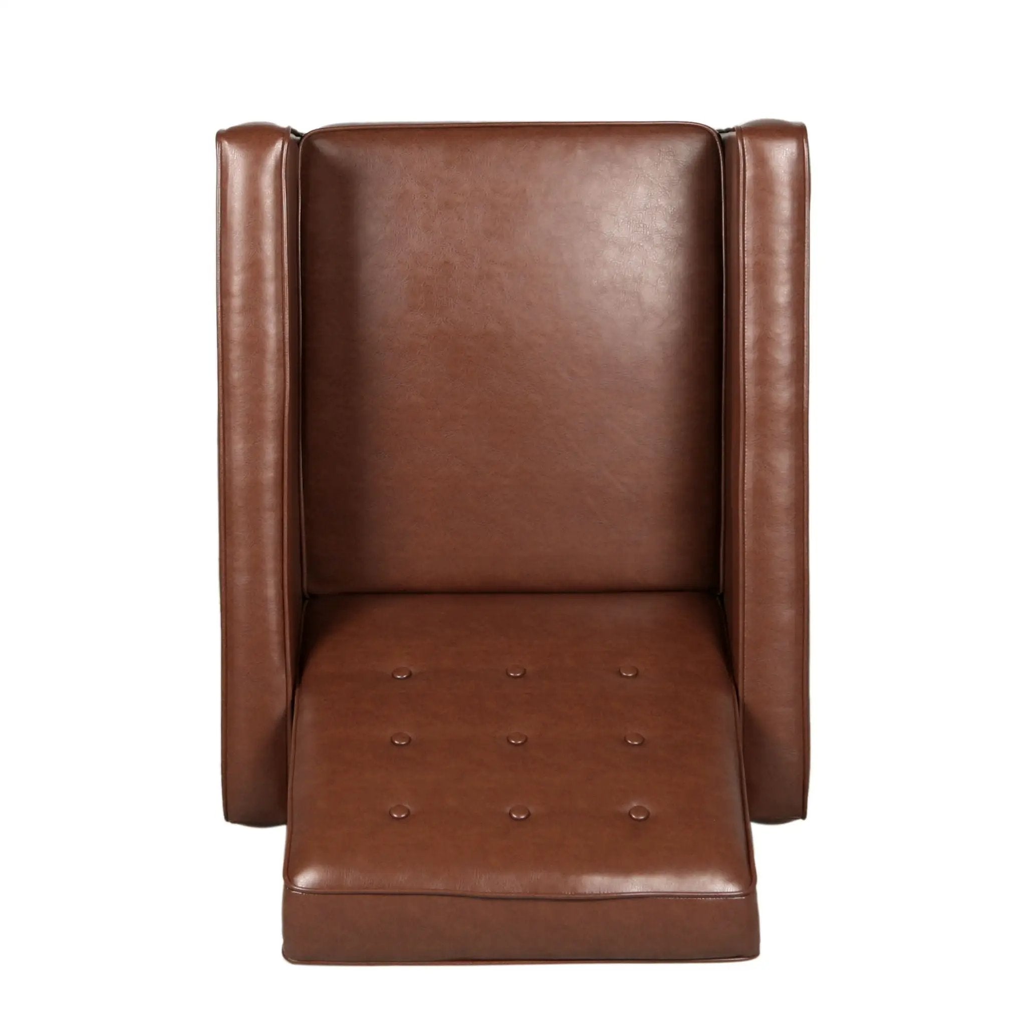 Mid-Century Modern Recliner With Button Tufted Waffle Stitch by HouseOfZazla