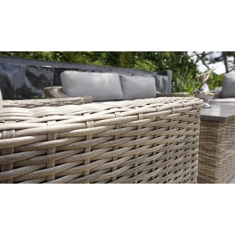 Stylish Sofa Seating Group With Cushions Perfect For Outdoor Gatherings by HouseOfZazla