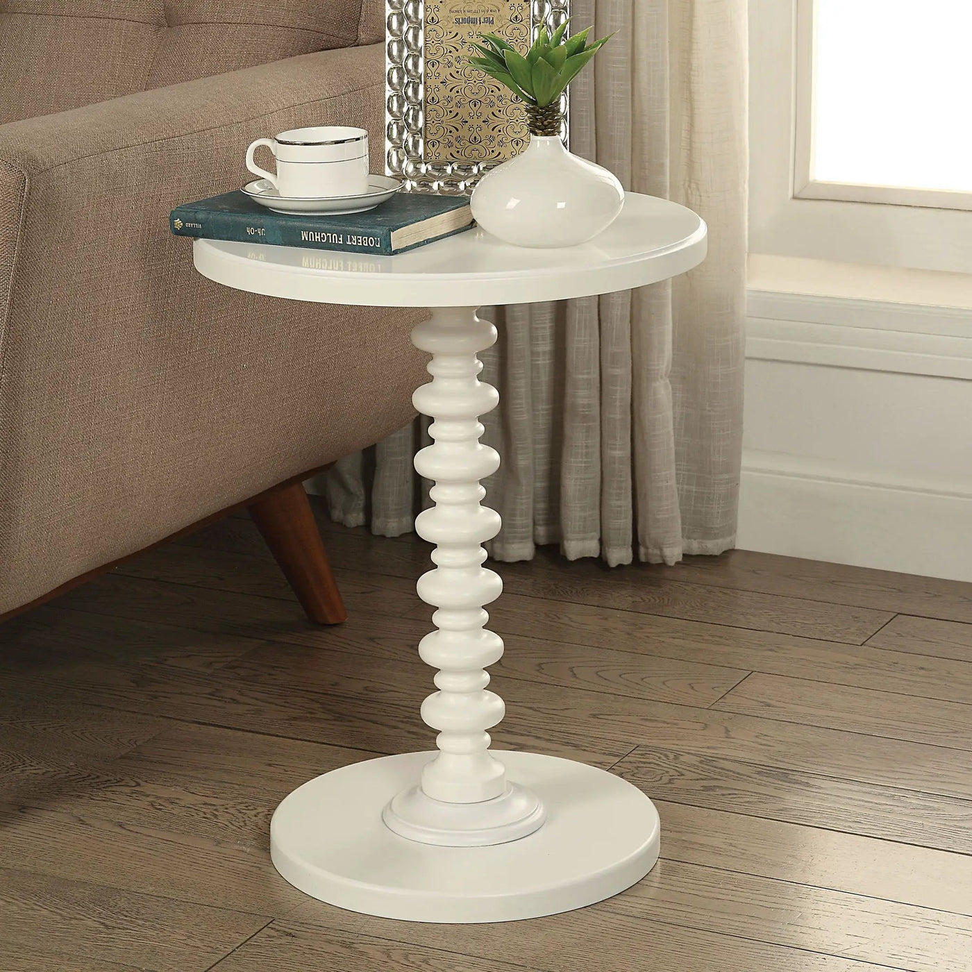 Acton - Round Accent Table by Unique Piece Furniture