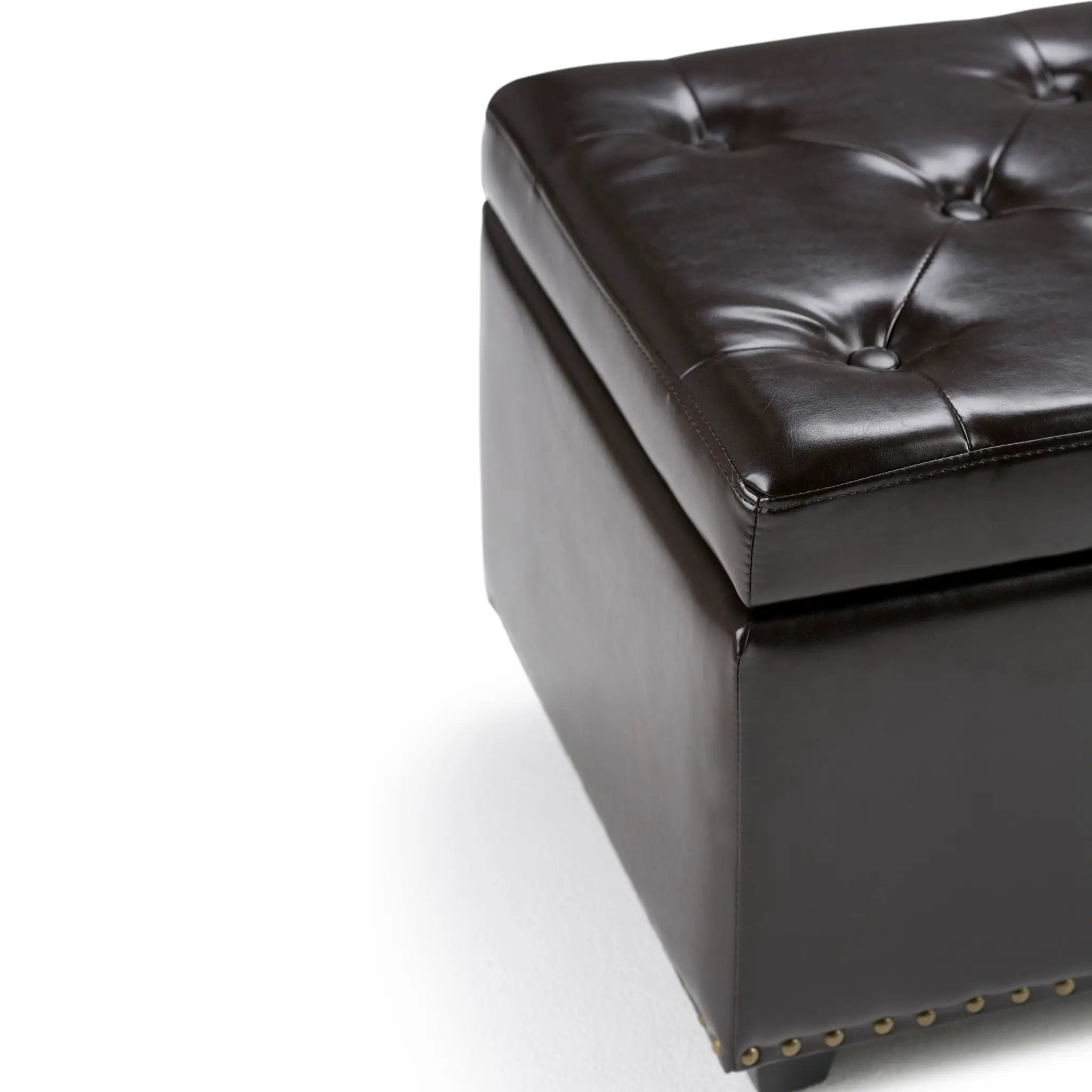 Hamilton - Storage Ottoman - Coffee Brown by Unique Piece Furniture