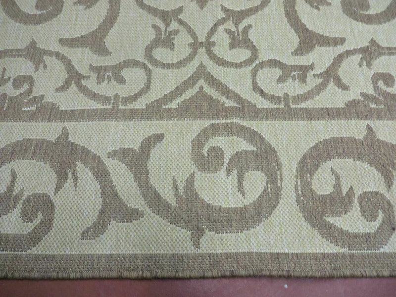 5' X 7' Machine Made Natural Fiber Jute Kilim Two Sided Rug Carpet Flat Weave Contemporary Design by Jewel Rugs