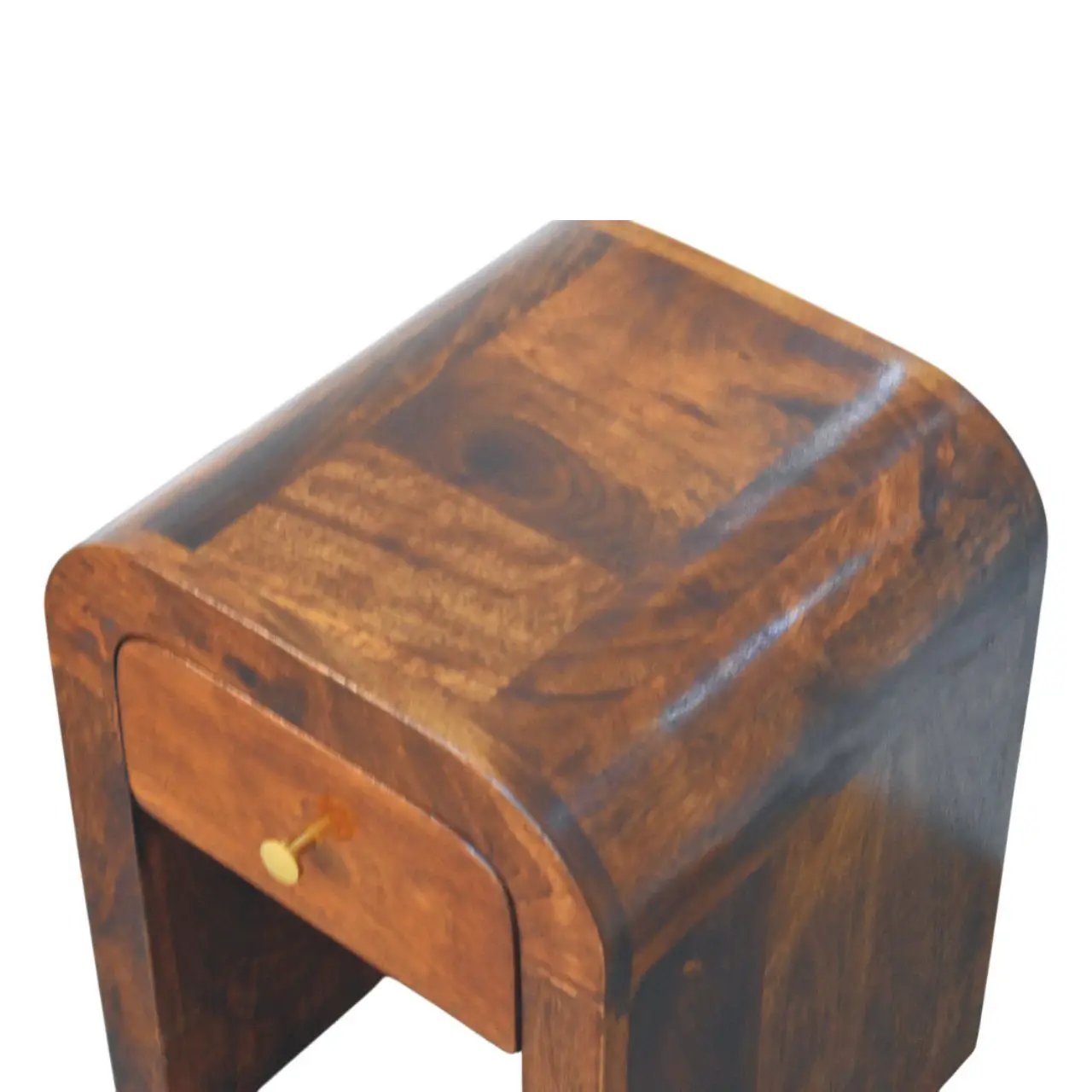 Mini Darcy - Nightstand With Curved Edges by Unique Piece Furniture