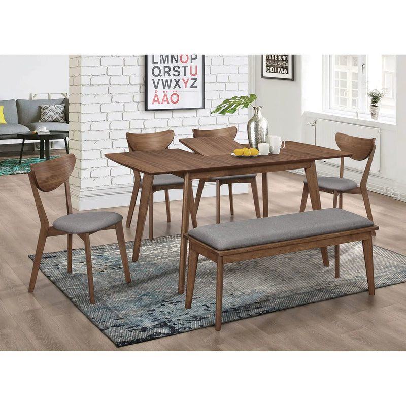 Mid-Century Modern Upholstered Dining Chair (Set of 2)