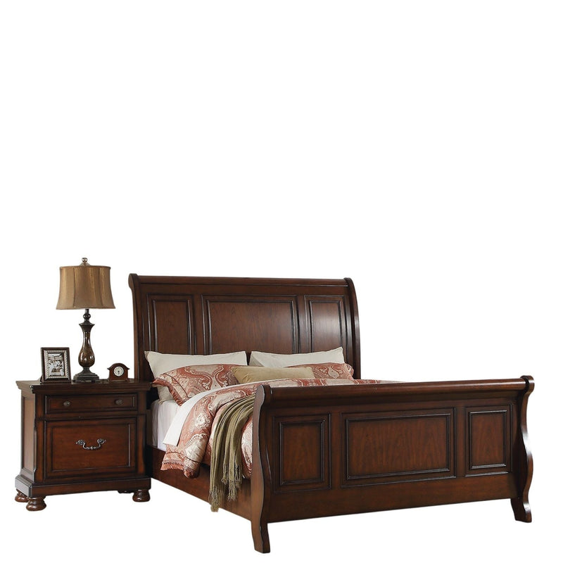 3 Piece Bedroom Set, Bed With 2 Nightstands by HouseOfZazla