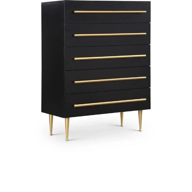 Contemporary 5 Drawer Chest For Bedroom by HouseOfZazla