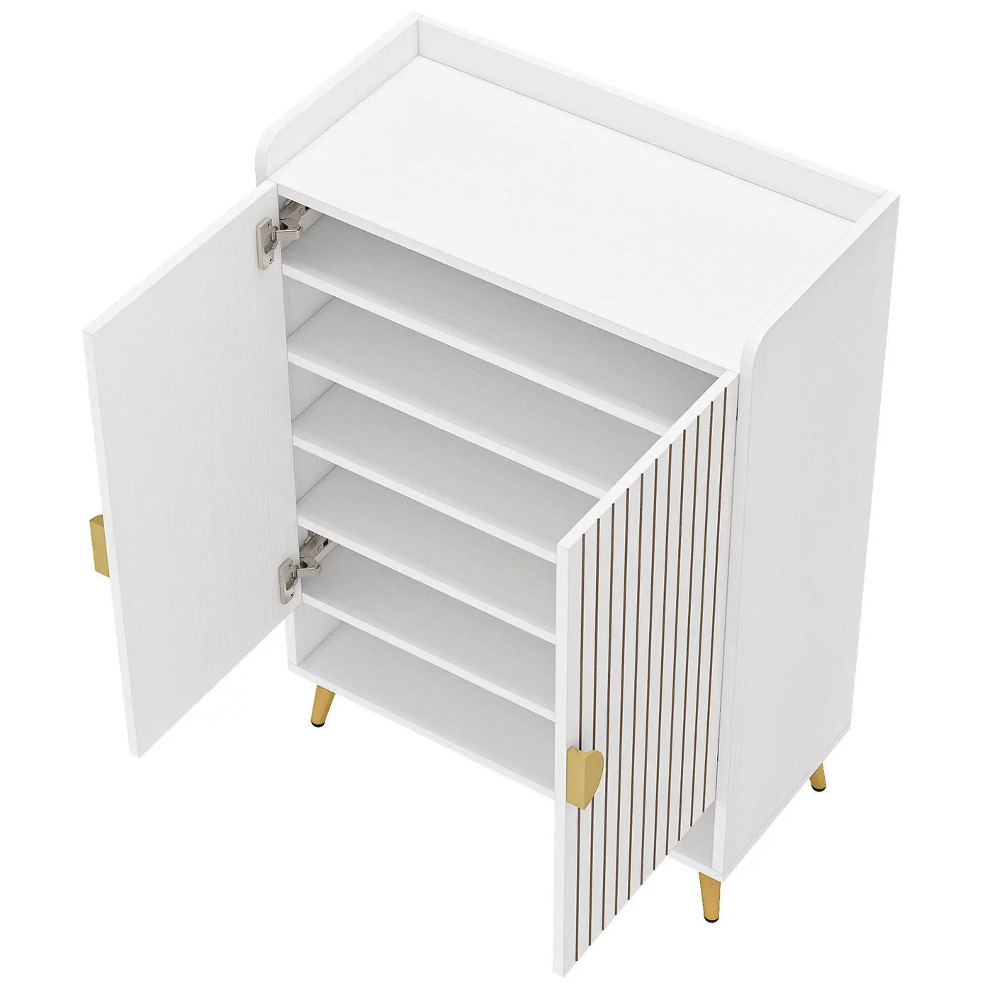 Shoe Cabinet With Doors, 7 Tier Storage Organizer by HouseOfZazla